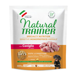 Natural Trainer Sensitive Dog No Gluten Adult Mini Coniglio 800g