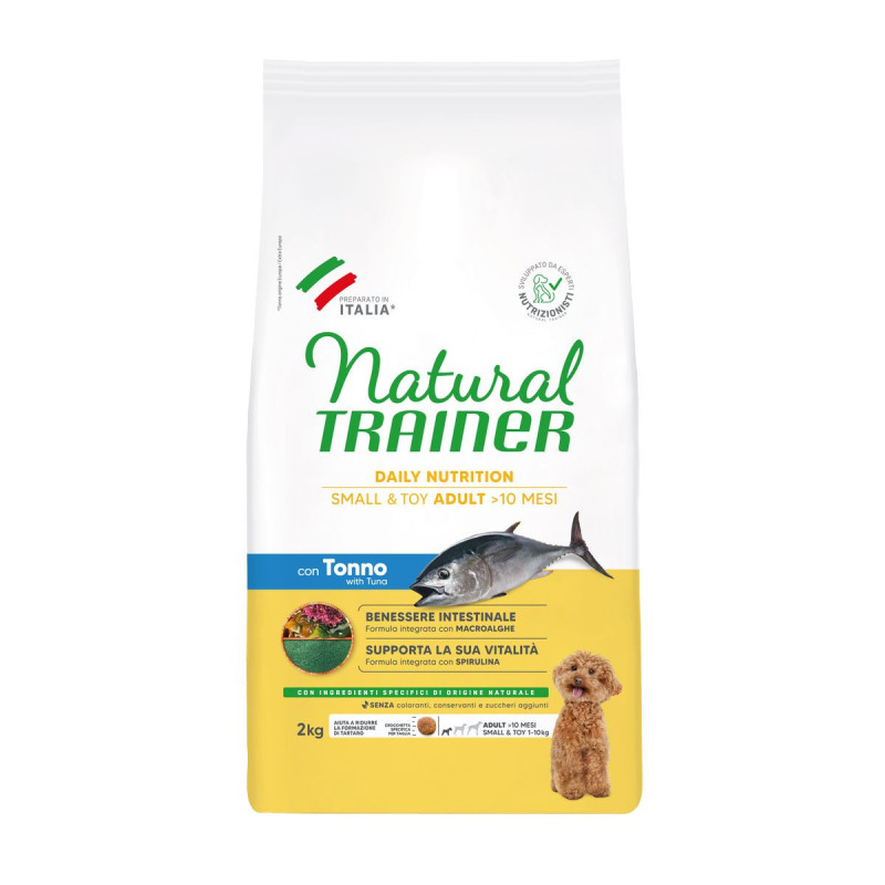 Natural Trainer Adult Small & Toy con Tonno 2Kg